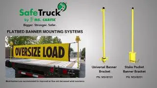 Banner Mounting Systems for Flatbed Trailers - Make Mounting Banners Easy
