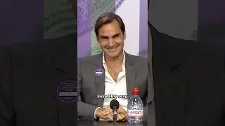 &ldquo;Incredibly sexy&rdquo; 😂 #wimbledon #tennis #tennisplayer #sports #rogerfederer