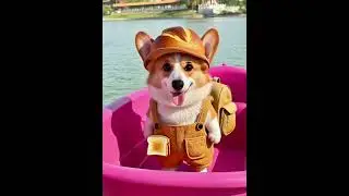 Carrot's First Experience with AI #corgi #dog#cute