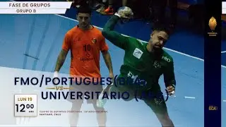 HANDBALL SCA CLUBES 2025 | GRUPO B MASCULINO | FMO/PORTUGUES vs UNIVERSITARIO