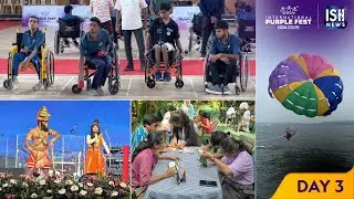 Day 3 of Purple Fest: Soaring High with Parasailing, Sports, Art & Inclusion | ISH News