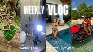 Bungalow, villa, resto, rivière, jetski | WEEKLY VLOG