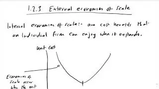 1.2.3 External economies of scale