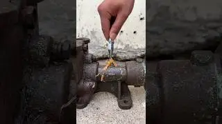 Oddly satisfying grease fitting fix 😌🔧