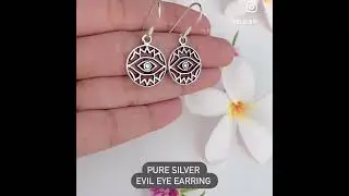 Plain Pure Silver Earrings | 925 Sterling Silver Minimalist Jewelry for Daily Wear