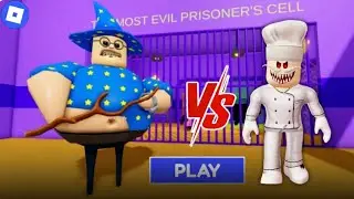 SECRET UPDATE | PAPA PIZZA vs WIZARD in BARRY'S PRISON RUN! (Obby) #roblox #games #funny #obby #edit
