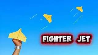 Paper Jet 🤯😍|Paper Plane |Paper craft ideas| Flying paper plane |new craft ideas#viral #video #diy 