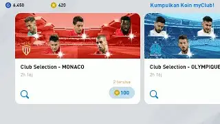 MONACO AND OLYMPIQUE MARSEILLE CLUB SELECTION  😱😱 PACK OPENING!! PES2020 MOBILE