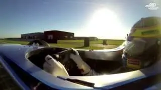 Formula E electric single seater racing car  - Track Debut