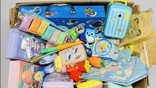 Mega stationery haul- unicorn pencil box, art kit, Eraser sharpener, pen collection, Higlighter pen 