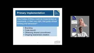 TEI Leading Practice Masterclass Session 3: Implementing a Code of Ethics