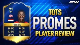 FIFA 17 TOTS PROMES Review (91) w/ In Game Stats & Gameplay