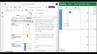 Algebra 1 Unit 3   Linear Regression with Desmos