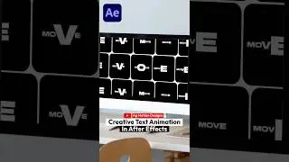 Looping Text Animation In Adobe After Effects. #aftereffectstutorial #shorts #adobeaftereffects