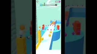 CUBE SURFER 3D ( Android İOS GAMEPLAY WALKTHROUGH )  #shorts
