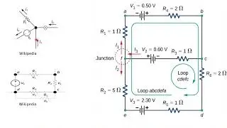 Basic Laws  21 -  Examples On Kirchhoff's Laws  2    شرح