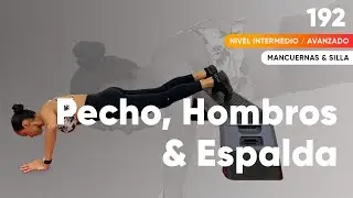 Pecho, hombro y espalda 💪🏼| Entrenamiento para tren superior, brazos definidos y abdomen fuerte ❤️