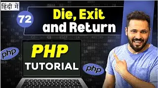 Php Tutorial in Hindi #72 Die vs exit vs return
