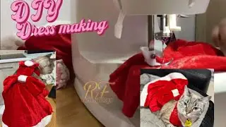 DIY DRESS MAKING | Cat Dress