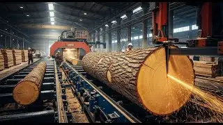 Inside the World's Fastest Sawmill &ndash; Processing 10,000 Logs Per Day with Monster Machines