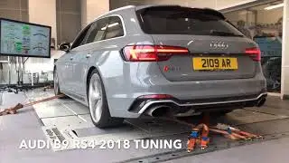 OUR AUDI RS4 B9 MAKES POWER ON THE DYNO !  The quest for the UK's FASTEST B9 BEGINS..