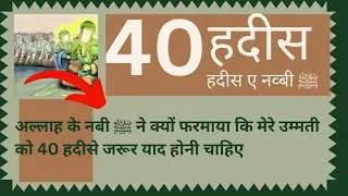 40 khubsurat Hadees | 40 Hadees in Hindi | Hadees e Nabvi | Pyaradeensikhe