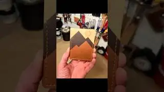 Кожаный кошелек Mountain Scape
