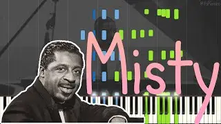 Erroll Garner - Misty (Jazz Ballad Piano Synthesia + Double Bass) [Live Performance in Brussel 1964]