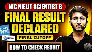 NIC Nielit Scientist Final Result | How To Check Result | Final CutOff | Complete Details