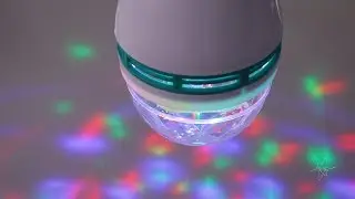 Rotating Color LED Light Bulb &ndash; Instant Party On Your Lamp!