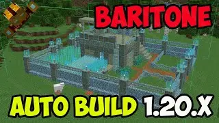 Схемы сборки с помощью баритона (ОЧЕНЬ ПРОСТО) | Minecraft Baritone 1.21.10