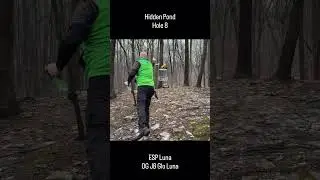 Disc Golf at Hidden Pond - Hole 8 #discgolf #dog