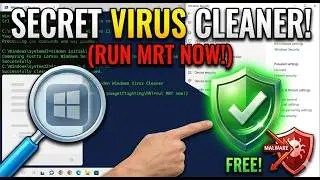 HIDDEN Windows Virus Cleaner! How to Run the Free Microsoft Malicious Software Removal Tool