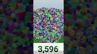 I turned MY VIEWERS into a GIANT cube in #roblox