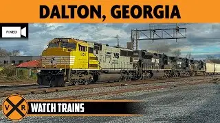 Dalton, Georgia, USA | Virtual Railfan  LIVE !