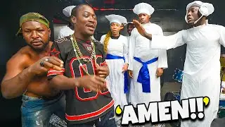 Carterefe Prays For DJ Chicken To Be Delivered From Evil..