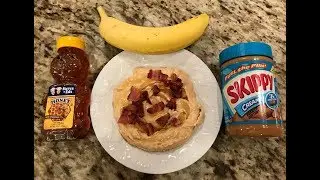 Elvis Presley hummus!!!   The king loved peanut butter , banana and butter sandwich.