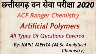 Chemistry | CGPSC ACF/RANGER 2020 LECTURE 13 PAPER 2