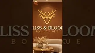 Logo Design For Bliss & Bloom Boutique | An Boutique Business |  Tamil | Gokul