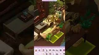 Forest Living Room | Sims 4 Cozy House #shorts