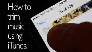 How to trim music using iTunes