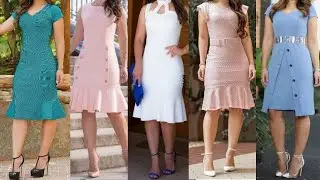 vestidos de MODA 2023 DISCRETOS SENCILLOS ELEGANTES y FINOS VESTIDOS CASUALES SENCILLOS ELEGANTES Y