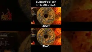 RTX 3050 4GB 30W vs 50W TDP