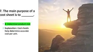 Cost Sheet MCQs | Statement of Cost | Chapter 3 | Cost Accounting | B.Com, NTS, PPSC, Job Tests