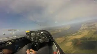 SZD Junior: a very short thermal flight to Abernethy - at Portmoak airfield