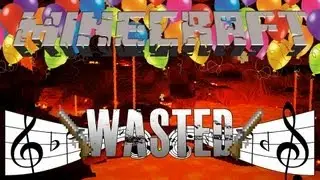 MUSIC PARTY OF DEATH - Minecraft Gun Server (WASTED)