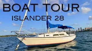 Islander 28 BOAT TOUR-We switched boats again!