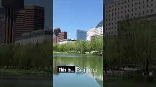 Beijing Skyline on a beautiful summers day in China