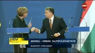 Angela Merkel Budapesten - az ATV ÉLŐ közvetítése