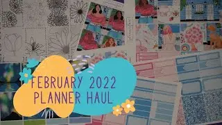 Ad ✿ Planner Supplies Haul ✿ Functional Flexi Planner ✿ Tilly Journals ✿ February 2022